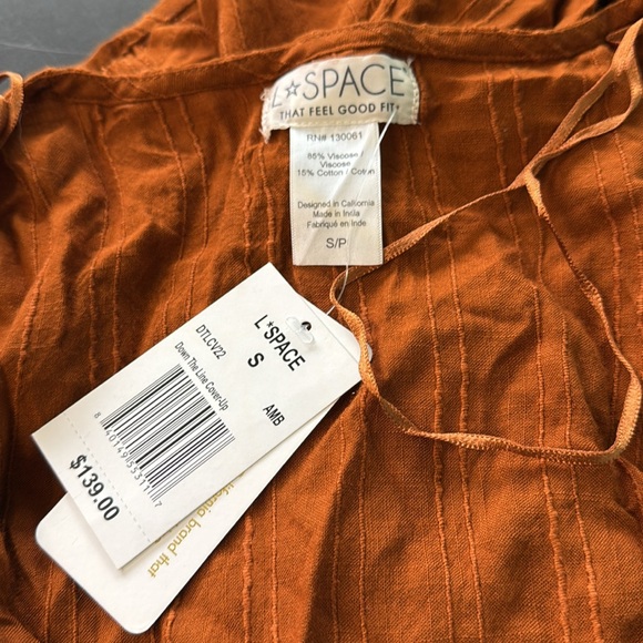 NWT L*SPACE Amber Down The Line Maxi Cover-Up Size Small - Picture 7 of 7